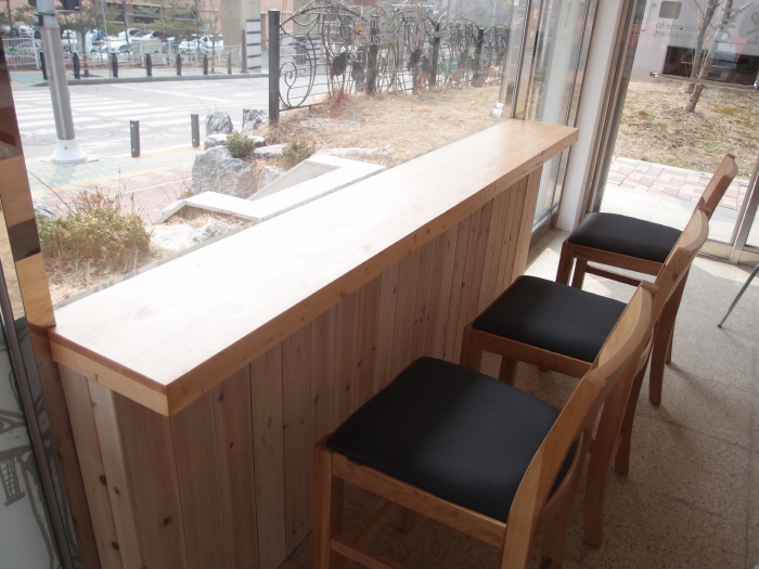 조명시공, 붙박이 테이블