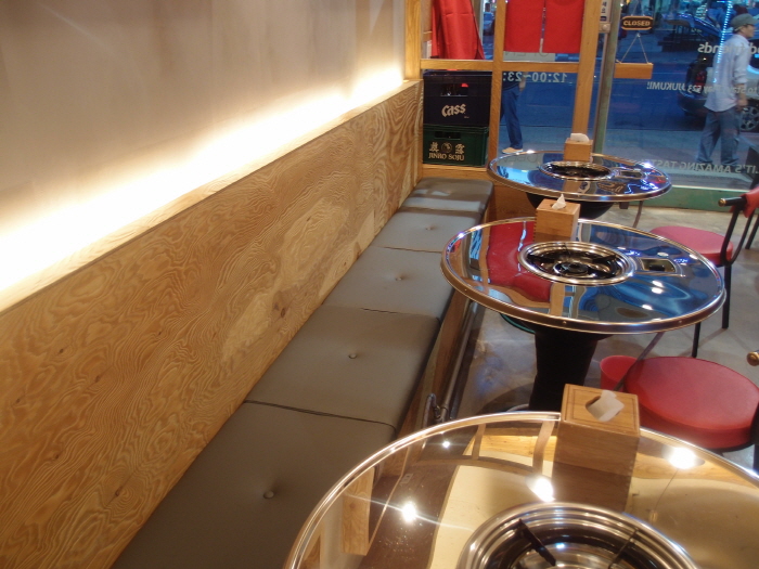 붙박이 쇼파, 의탁자